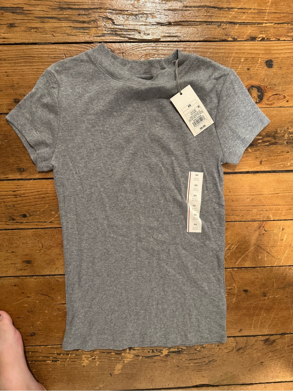 Target Heather Gray Short Sleeve Crew Tee